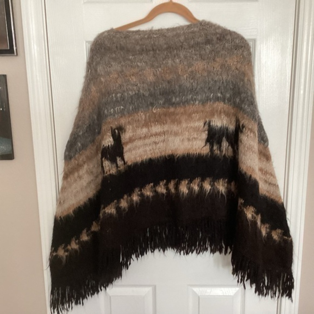 Peruvian Poncho Size O/S